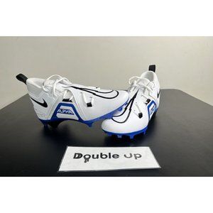 Nike Alpha Menace Pro 3 Football Cleats Mens Size 11.5 White Blue CT6649-101
